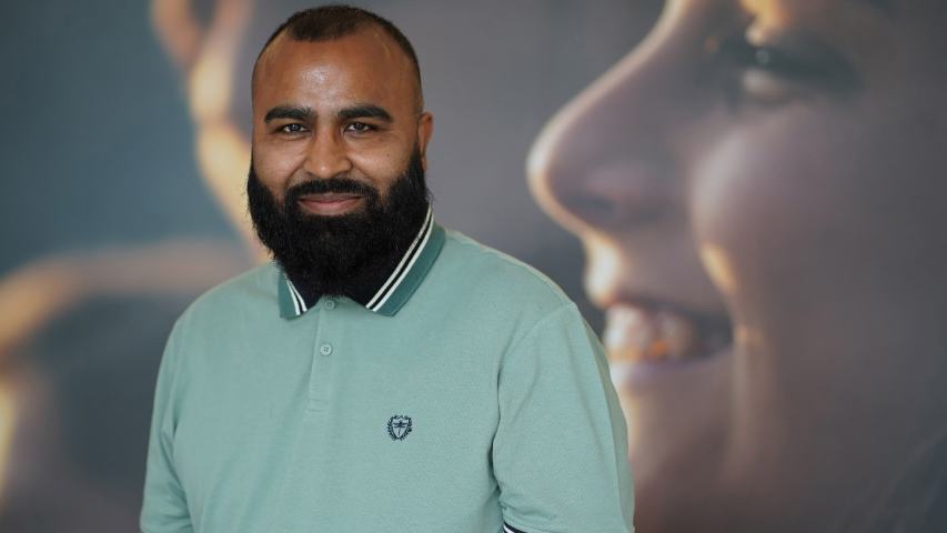 Profile of Abbas Ahmed (landscape)